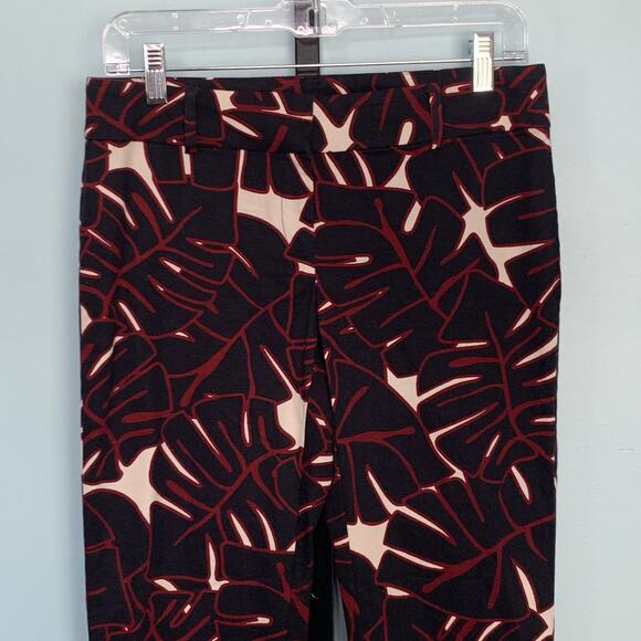 Ann Taylor Factory Palm Print Signature Pants Size 0 - Picture 2 of 6